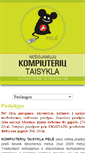 Mobile Screenshot of kompiuteriutaisykla.lt